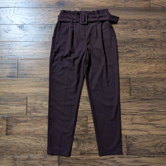 RW&CO ankle length dress pants high waist belted size 2 - Picture 2 of 13